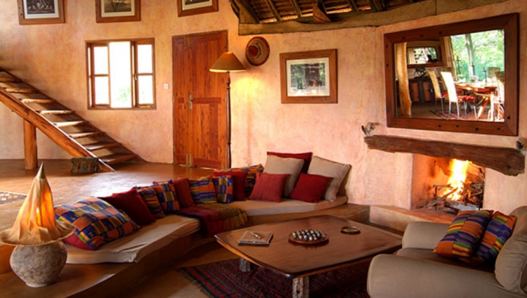 Loisaba Cottage - Living Area